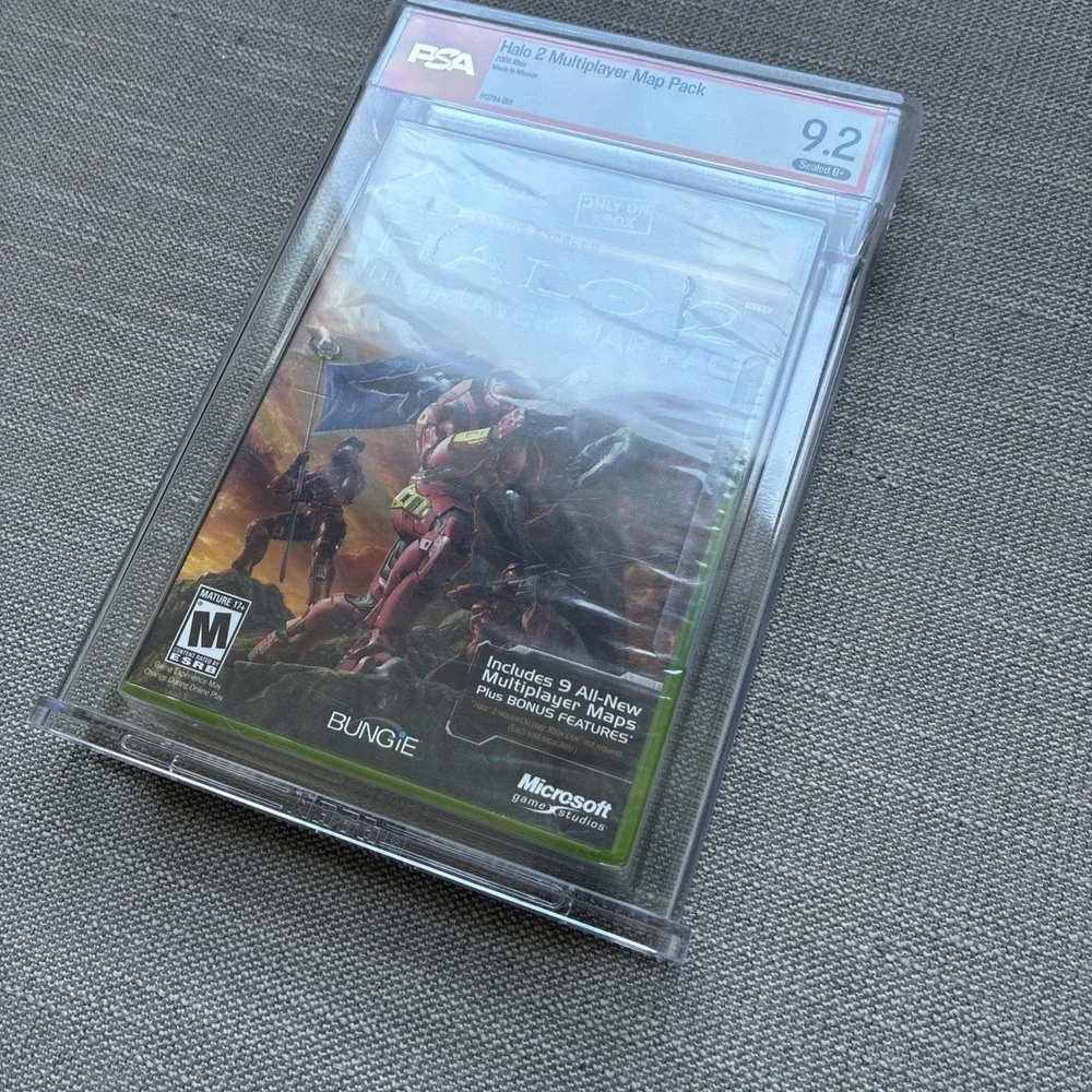 Halo 2 Multiplayer Map Pack • PSA 9.2 B+ • Xbox • Sealed Graded Game